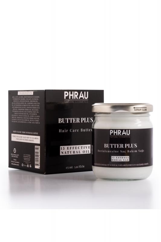 PHRAU Butter Plus Derinlemesine Saç Bakım Yağı (15 Doğal Yağ İçeren Besleyici ve Güçlendirici Formül)