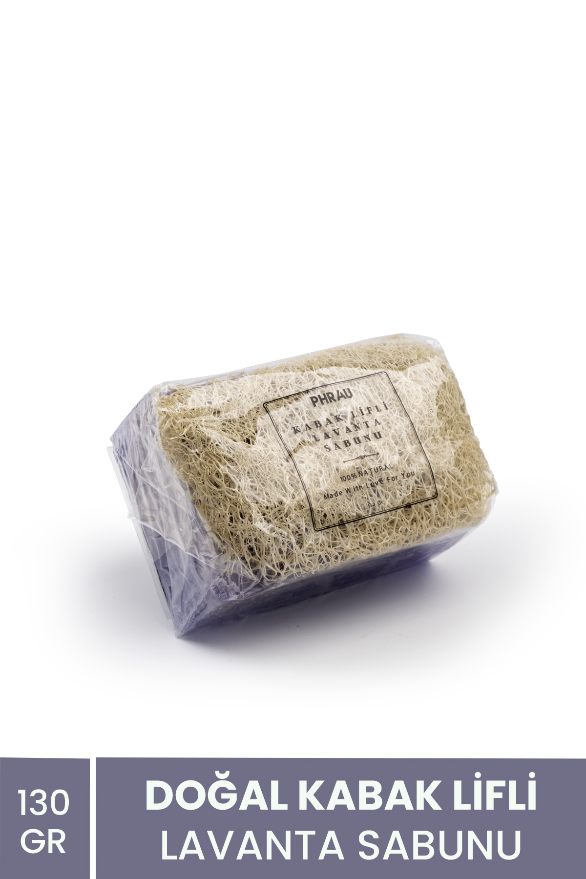 PHRAU Doğal Kabak Lifli Lavanta Sabunu 130 Gr