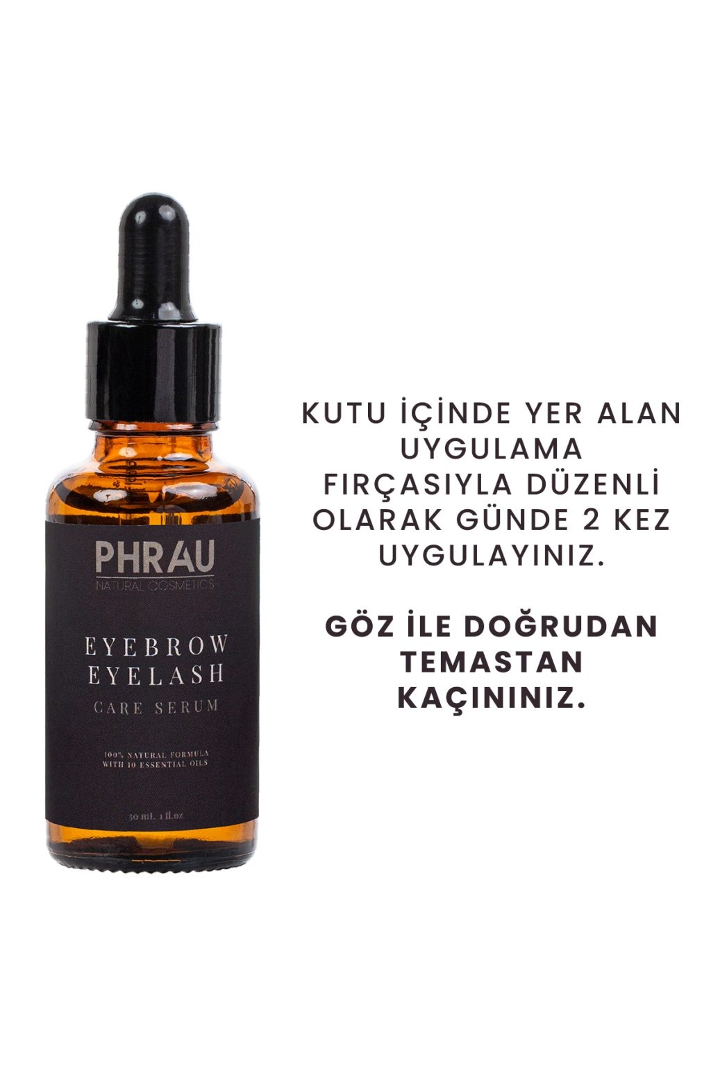 PHRAU %100 Doğal Kaş ve Kirpik Bakım Serumu