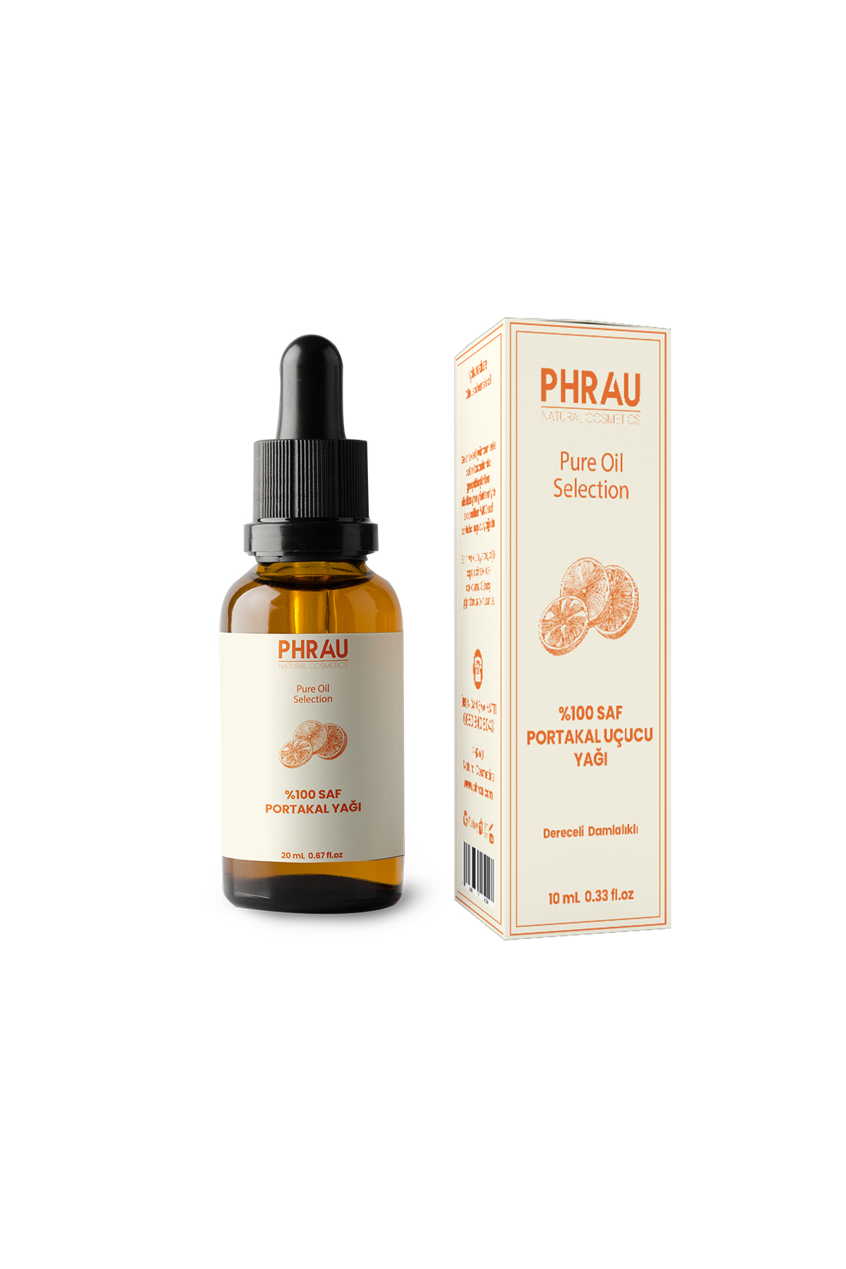 PHRAU Saf Ve Doğal Portakal Uçucu Yağı 20 ml