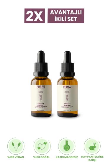 PHRAU %100 Saf Ve Doğal Biberiye Uçucu Yağı 20 ml Avantajlı 2’li Set