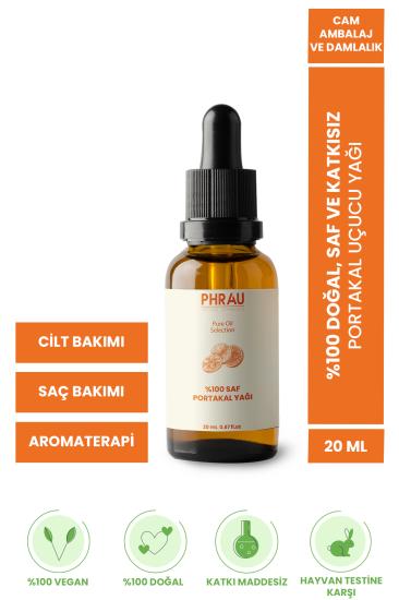 PHRAU Saf Ve Doğal Portakal Uçucu Yağı 20 ml